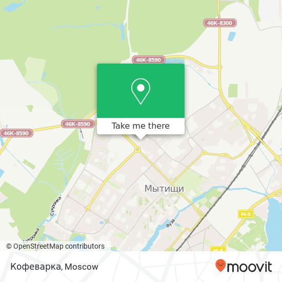 Кофеварка, Мытищи 141011 map