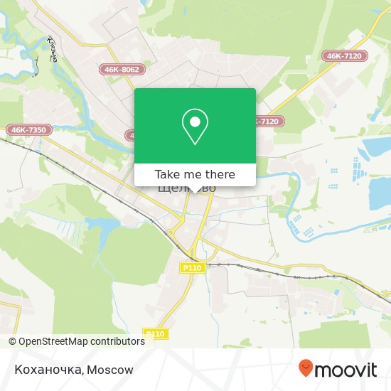 Коханочка, Щёлковский район 141100 map