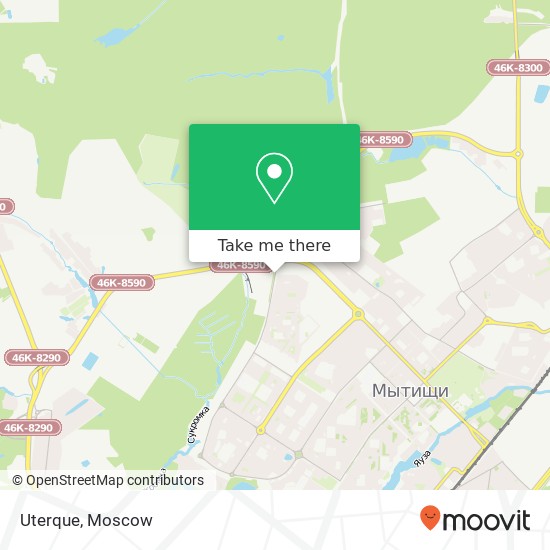 Uterque, улица Борисовка Мытищи 141021 map