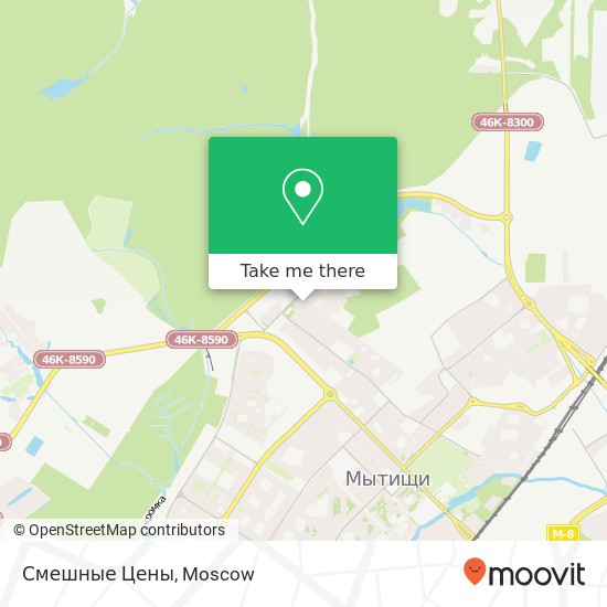 Смешные Цены, Мытищи 141011 map