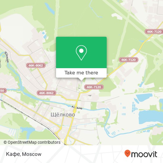 Кафе, Щёлковский район 141109 map