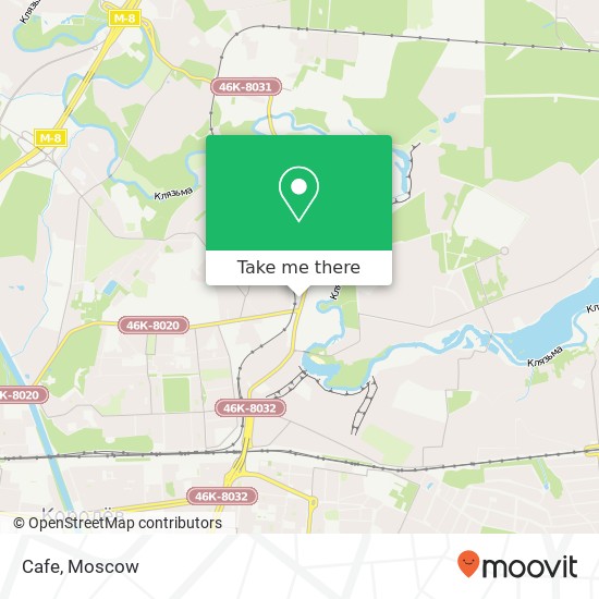Cafe, Угловой проезд Королёв 141060 map