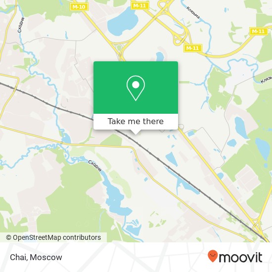 Chai, Химки 141431 map
