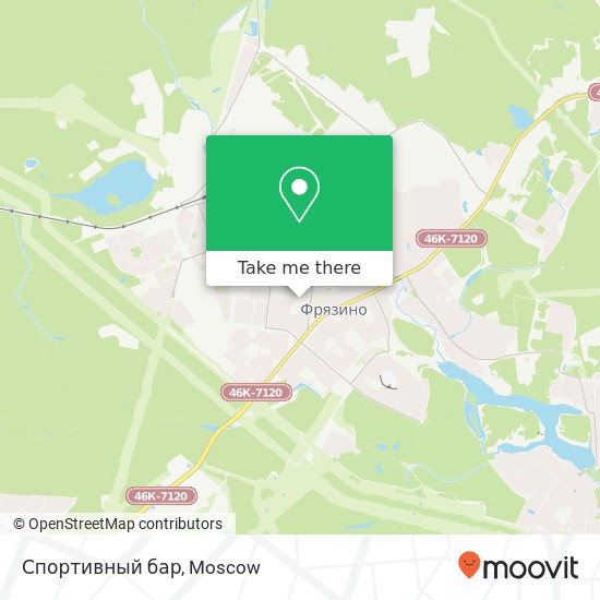 Спортивный бар map