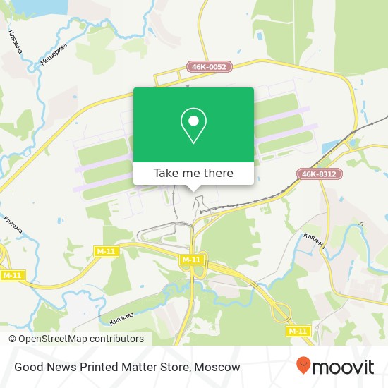 Good News Printed Matter Store map