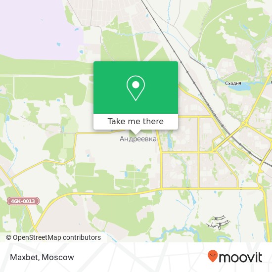 Maxbet, Солнечногорский район 141551 map