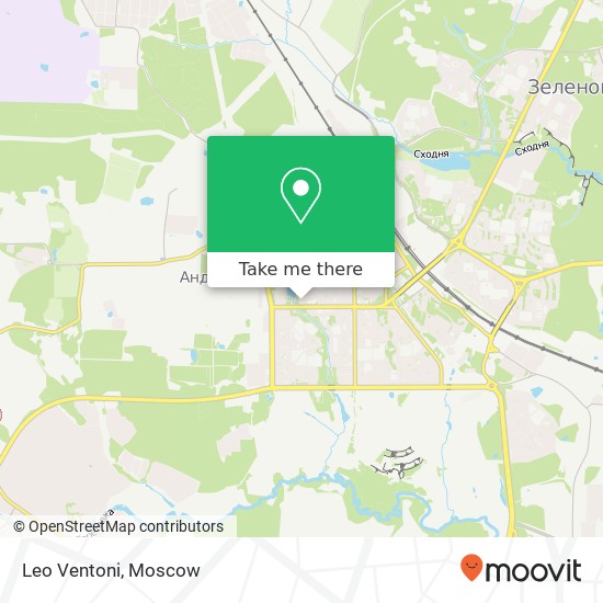 Leo Ventoni, 15-й микрорайон Москва 124683 map