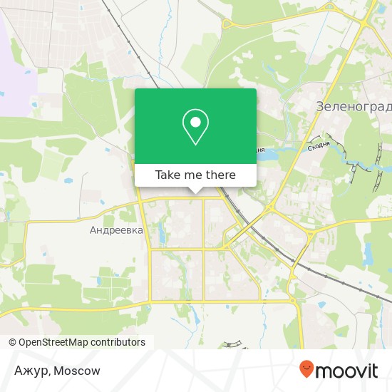 Ажур, Москва 124617 map