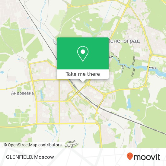 GLENFIELD, Крюковская площадь Москва 124575 map