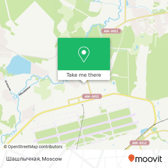 Шашлычная, Чашниково Солнечногорский район 141580 map