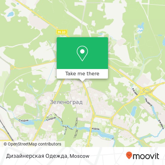 Дизайнерская Одежда, проспект Генерала Алексеева Москва 124460 map