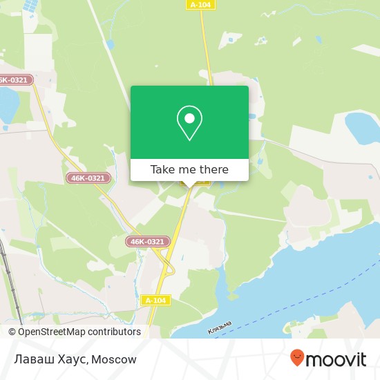 Лаваш Хаус, Дмитровское шоссе Мытищи 141051 map