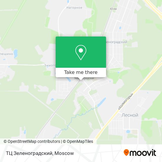 ТЦ Зеленоградский map
