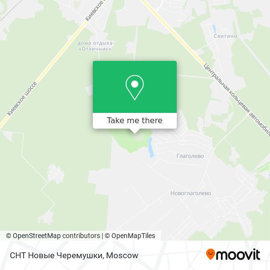 СНТ Новые Черемушки map