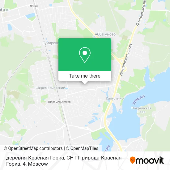 деревня Красная Горка, СНТ Природа-Красная Горка, 4 map