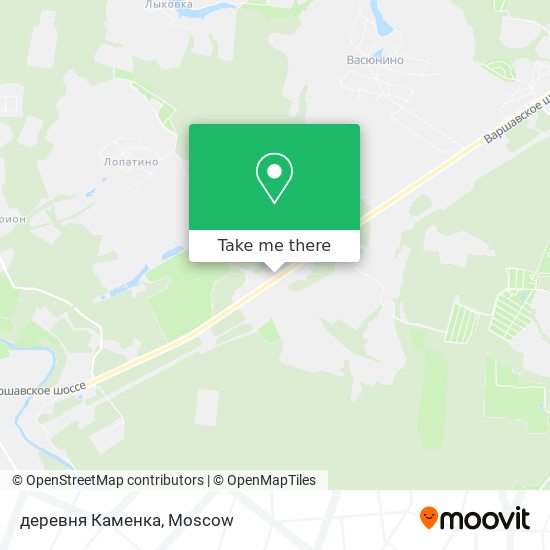 деревня Каменка map