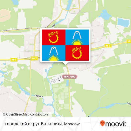 городской округ Балашиха map