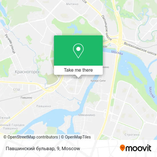 Павшинский бульвар, 9 map