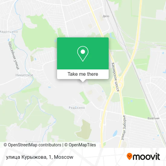 улица Курыжова, 1 map