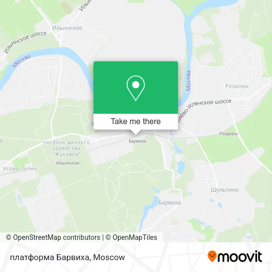 платформа Барвиха map