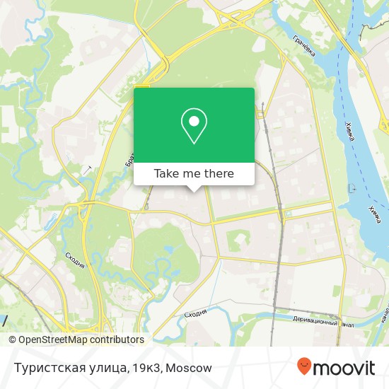 Туристская улица, 19к3 map