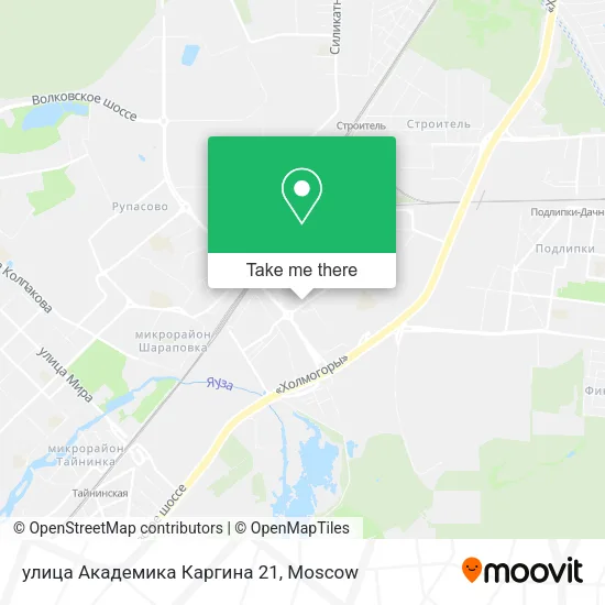 улица Академика Каргина 21 map