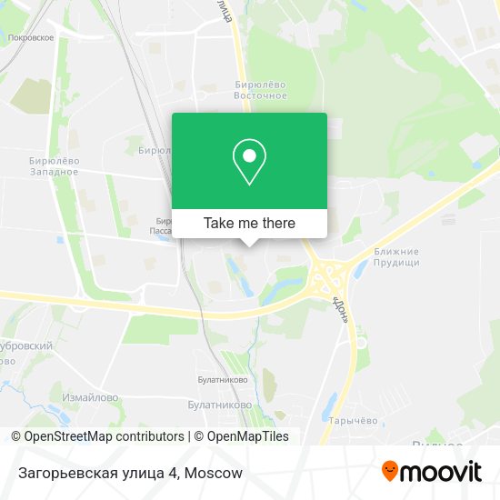 Загорьевская улица 4 map