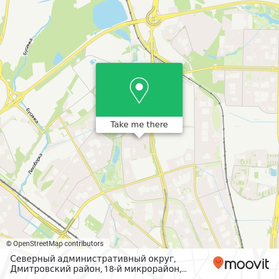 Северный административный округ, Дмитровский район, 18-й микрорайон map