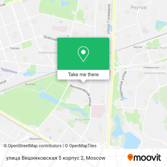 улица Вешняковская 5 корпус 2 map