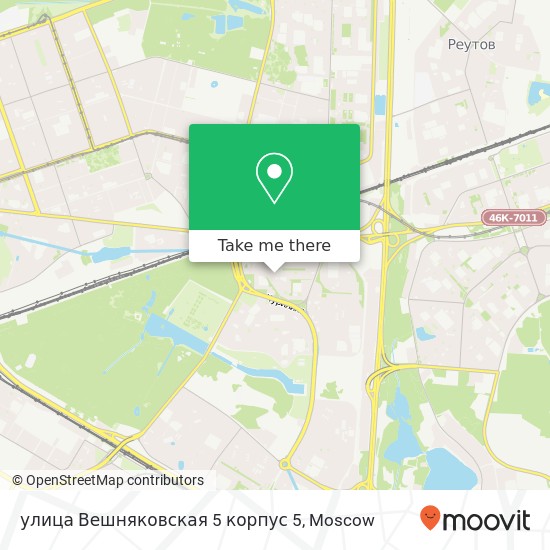 улица Вешняковская 5 корпус 5 map
