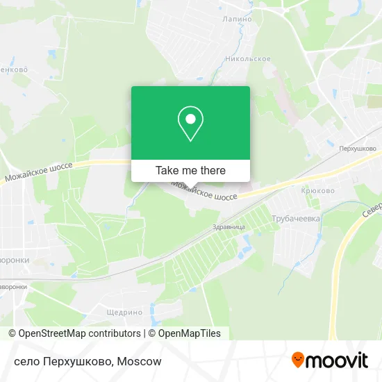 село Перхушково map