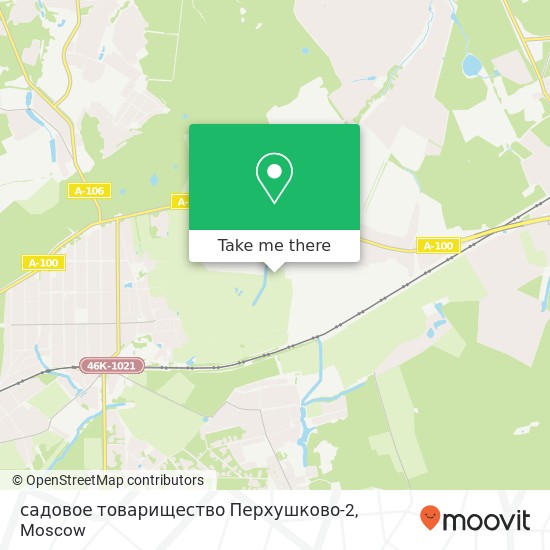 садовое товарищество Перхушково-2 map