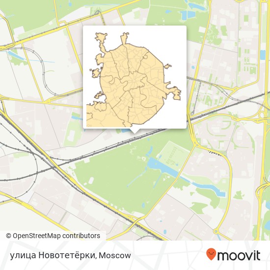 улица Новотетёрки map