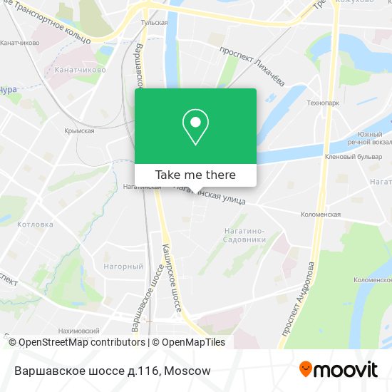 Варшавское шоссе д.116 map