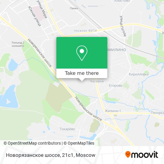 Новорязанское шоссе, 21с1 map