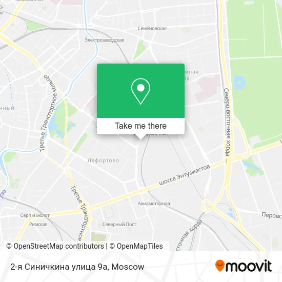 2-я Синичкина улица 9а map