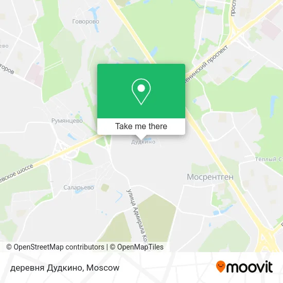 деревня Дудкино map
