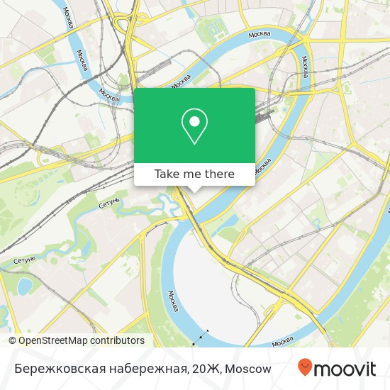 Бережковская набережная, 20Ж map