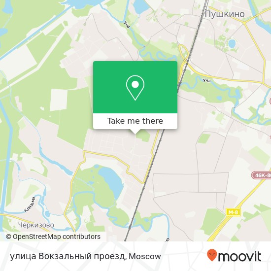 улица Вокзальный проезд map