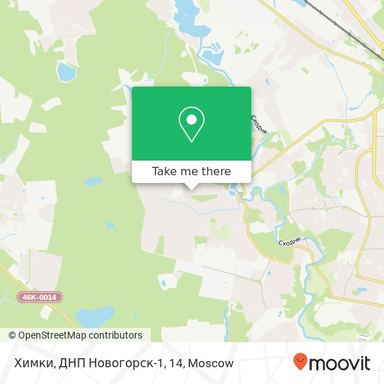 Химки, ДНП Новогорск-1, 14 map