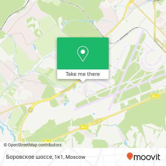 Боровское шоссе, 1к1 map