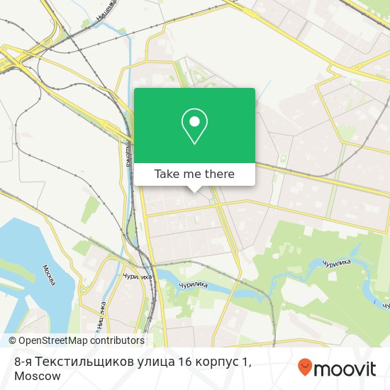 8-я Текстильщиков улица 16 корпус 1 map