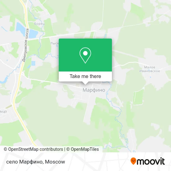 село Марфино map