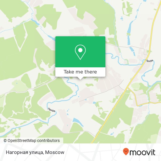 Нагорная улица map