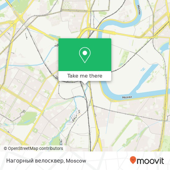 Нагорный велосквер map