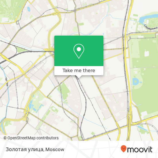 Золотая улица map