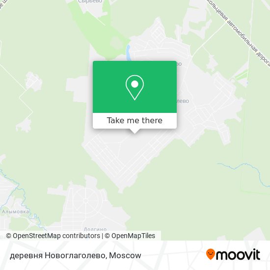 деревня Новоглаголево map