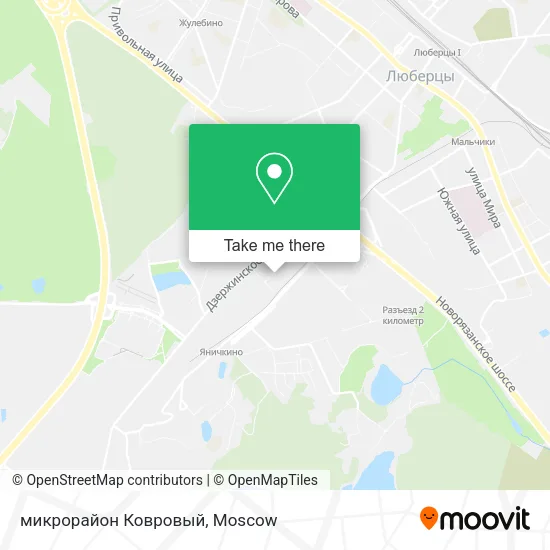 микрорайон Ковровый map