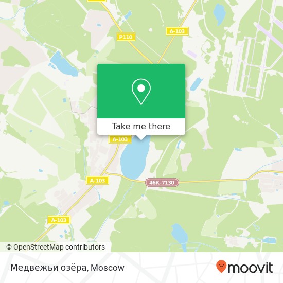 Медвежьи озёра map