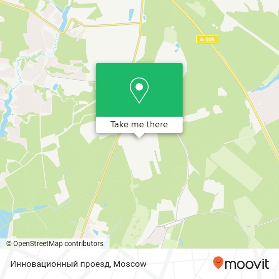 Инновационный проезд map